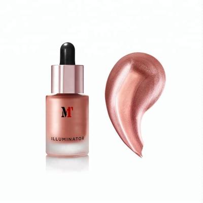 China High Shimmer Pigment Bronzer Liquid Cream Highlighter Makeup for sale