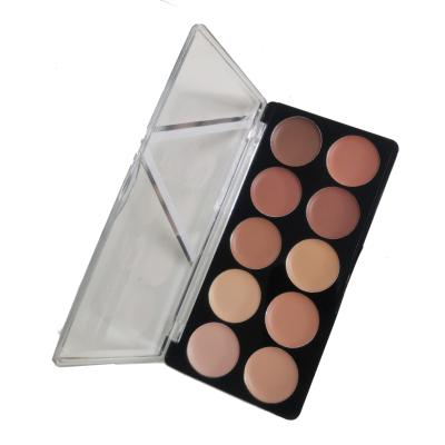 China Hot Selling Creamy Texture Makeup Face Concealer Powder Contour Palette Cream for sale