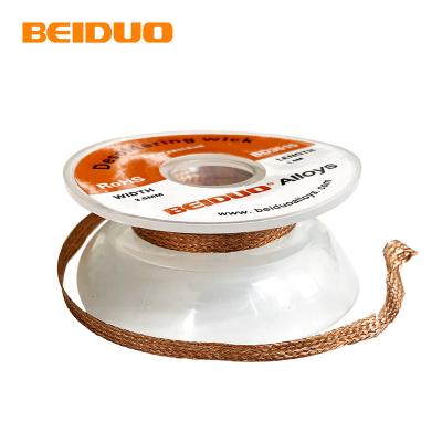 China COPPER De-soldering Wick with Rosin for cleaning solder residue for sale