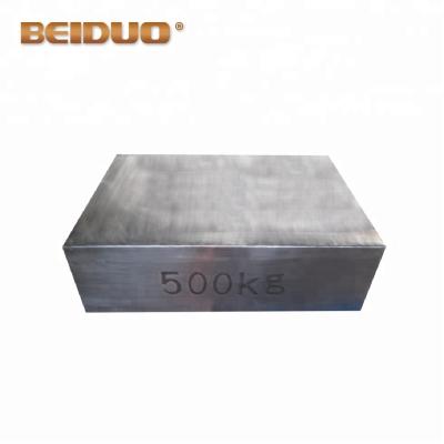 China High quality OIML 500kg stainless stell test weights as customers requirement for sale