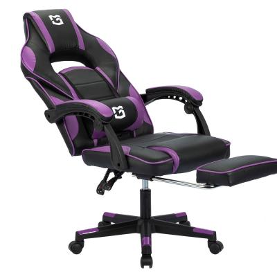 China Cooling E-sports Chair Reclining Adjustable Revolving Office Chair With Foot Rest Gaming Chair for sale