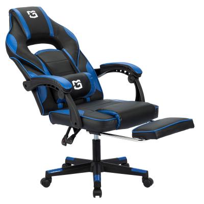 China Cooling Racing Reclining Adjustable Revolving Chair Gaming Chair With Foot Rest Office Chair for sale