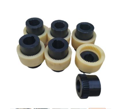 China Long Sleeve Type Gear Motor Couplings NL Series Nylon Curved Teeth Gear Flexible Coupling for sale