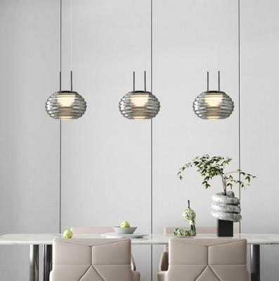 China Modern Italian Minimalist Study Dining Room Droplight Creative High End Contemporary And Shortly Contracted Glass Chandelier Lamps for sale