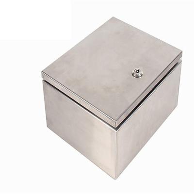 China Stainless Steel Or Custom 304 Stainless Steel Electrical Enclosures Waterproof Metal Junction Box sheet metal fabrication for sale