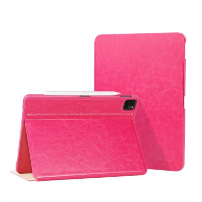 China Hot Selling Protective and Stable Cheap Hard POS KAKU PU Leather Auto Sleep Wake Cover Case For iPad Pro 11 2020 for sale