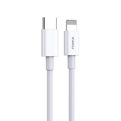 China 3.2A Fast Charging Speed ​​KAKU 25W Type C to IOS Super Fast Charger 3.2A Charging Data Cable 1.2m for iPhone Apple for sale