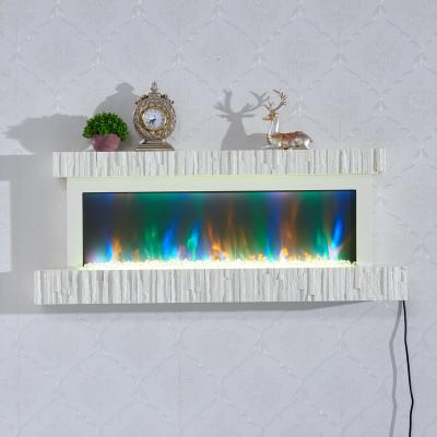 China Electric Fireplace Item A-801-68 Color Screen Multifunction Wall Mounted Modern Multi Remote Control Decoration for sale