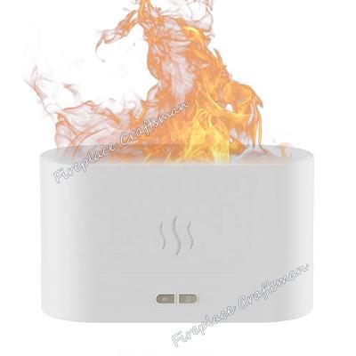 China Aroma Remote Control Electric Air Humidifier Simulation Flame Space Air Humidifier Lamp Personal Cooler Mini usb for sale