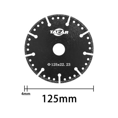 China . Wholesale high quality soft high speed straight edge 125mm HEYI vacuum welding metal cut diamond saw blade cutting wheel blade for sale