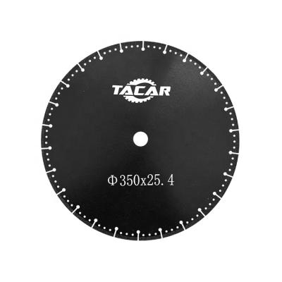 China . High Speed ​​Straight Edge TACAR 350mm Soft Metal Vacuum Welded Cutting Disc Saw Blade Demolition Blade For Steel Pipe Stone Concrete Iron for sale