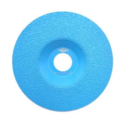 China Deburring Custom Or Standard Concrete And Stone Vacuum Welded Diamond Grinding Cup Wheel for sale