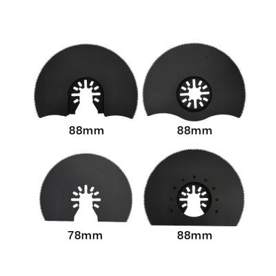 China Fast Cut 88mm HSS Saw Blade Tool Semicircular Oscillating Blade For Cutting Metal for sale