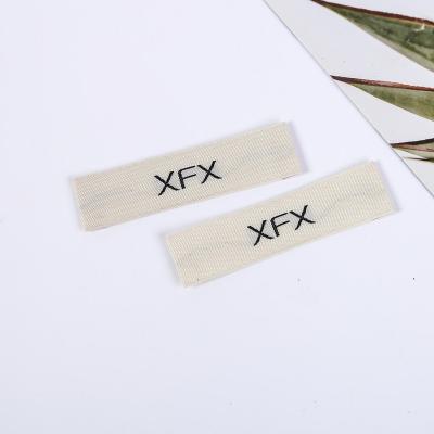 China Sustainable Low Cost price Fashion custom brand digital printing ribbon machine tag clothing shoes bags can be Customized logo woven label for sale