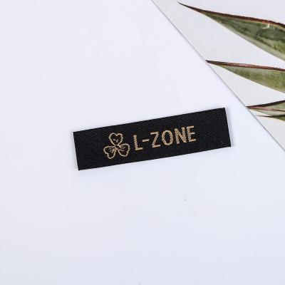 China Sustainable Garment collar customized woven label customized woven label customized washing collar calibration customized hanging tag for sale