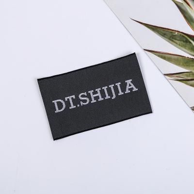 China Sustainable Custom Printed Logo Fabric Nylon Ribbon Sewn-in Clothing Label Care Label Sewn-in Care Label for sale