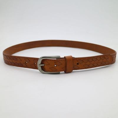 China JL012 BROWN genuine leather LEATHER BELT FOR LADIES 30MM FASHIONAL for sale