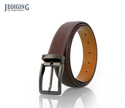 China High Quality Cowhide Leather Belt Mens Classic Belt Buckle Cattle Belt Single Needle Clip Wholesale Custom for sale