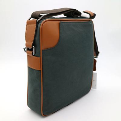 China Fashion J10001h Green Canvas Messenger Bag Men's Small Cross Body Bag Travel Shoulder Bag, Shoulder Bag Men for sale