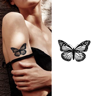 China Temporary A Butterfly Water Transfer Printing Small Custom Simple Eco-friendly Tattoo Sticker Body Art for sale