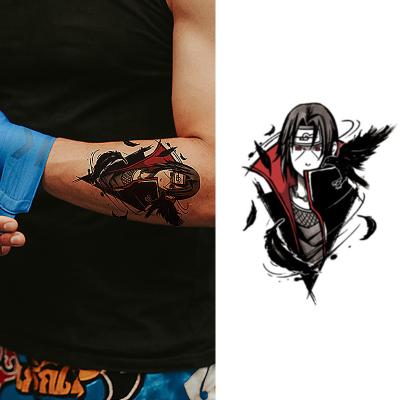 China Fashionable Water Itachi Water Transfer Body Uchiha Temporary Tattoo Lasting Printing Temporary Tattoo Design cmyk Tattoo Sticker for sale