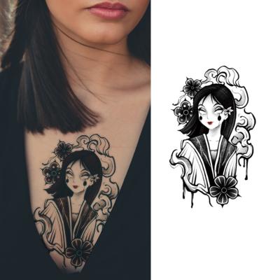 China Pretty Ghost Tattoo Stickers Water Body Temporary Realistic Temporary Full Transfer Hand Bubble Gum Tattoo Sticker Permanent Temporary Tattoo Sticker for sale