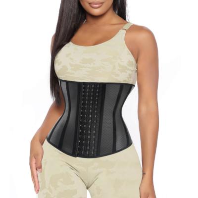 China Wholesale Antibacterial Neoprene Waist Cincher Compression Belts Sport Workout Bone Steel Tummy Control Belt Slimming Corset Waist Trainer for sale