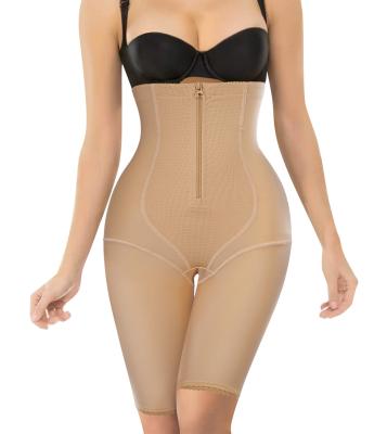 China Lady Breathable Thigh Slimmer Butt Lifting Postpartum Recovery Body Shaper Waist Top Bodysuit for sale