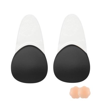 China Women Water Drop Self Lift Strapless Cover QUICK DRY Transparent Nipple Lift Invisible Bra Reusable Adhesive Backless for sale