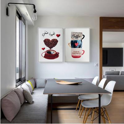 China BRIEF Simple Cafe Pattern Wall Decoration Artist Home Wall Art Wall Decoration for sale