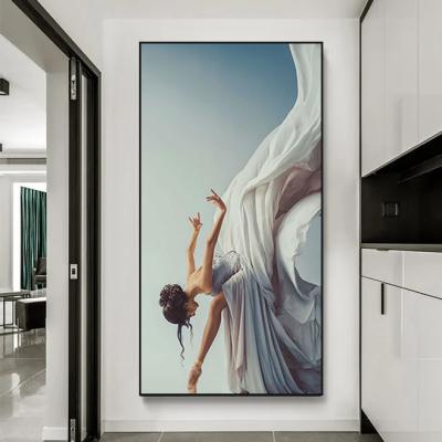 China BRIEF Modern HD Print Dancing Girl Living Room Hallway Canvas Painting Wall Art for sale