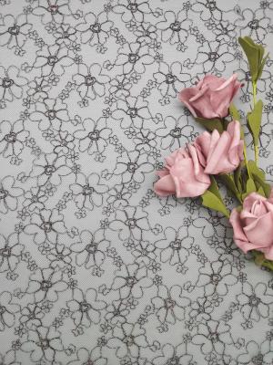 China Geborduurde het Kant van de Kantstof het Opleveren Stof Rose Lace Fabric Te koop