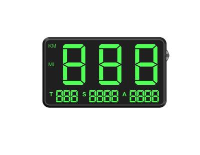 China All Cars Universal Digital GPS Tachometer C80 Head Up Display 4.5 Inch Big Screen Display Over Speed ​​Alarm for sale