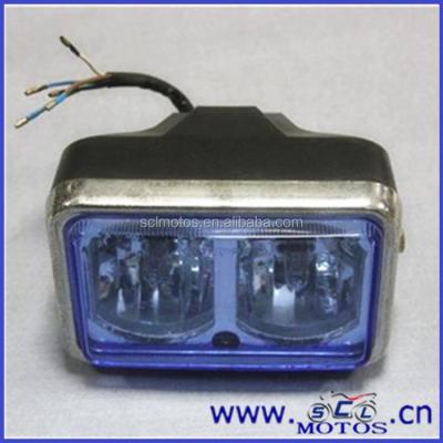 China SCL-2012090076 Plastic Head Lights CG Blue Crystal Motorcycle Head Lights. 125 for sale