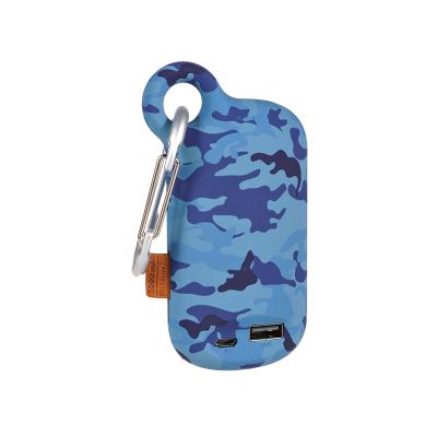 China Wholesale Favorite Promotional Single Use Portable Outdoor CE FCC Power 5000mAh Single Outdoor Key Chain Bank With Carabiner for sale