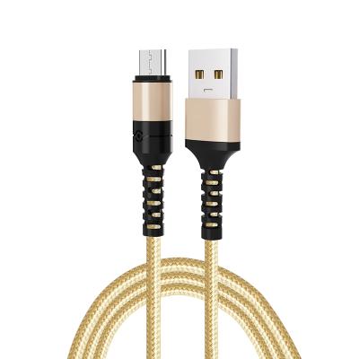 China Quick Selling Best Selling OEM Alloy Mobile Phone Nylon Shave Micro One Fast Charging Cord For Samsung Android USB Srtongest Durable Data Cable for sale