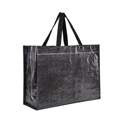 China 100%recyclable wholesale printed colorful economic woven shopping bag shop bag for sale