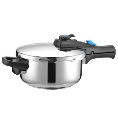 China Stainless Steel Sustainable Dishwasher Safe PTFE PFOA And Cadmium Free Pressure Cooker 12-PSI Cookware, for sale