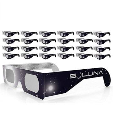 China 2x250g Solar Eclipse Glasses - CE & ISO Certified Shades Safe For Direct Sun Viewing for sale