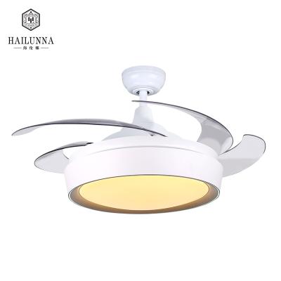 China With Three-color LED Light Source 36W LED Light Modern Single Bright White LED Ceiling Fan for sale