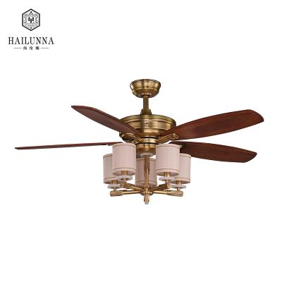 China High Quality Commercial Home Indoor Fancy Design Ceiling 65W Hotel Fan Pendant Lamp for sale