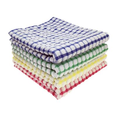 China Customizable Wholesale Customizable Tea Towel Absorbent Cotton Non-oily Tableware Cloth 16 Inch Kitchen Towels for sale