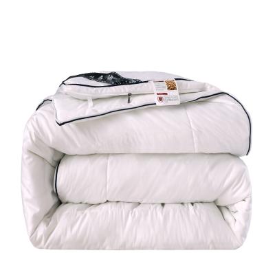 China Home Soy Fiber Thickened Warm Winter Comforter Quilted Twill 150 * 200cm Zipper Comforter for sale