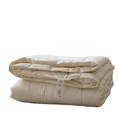 China Home 2021 86*95 Customizable Inch Suitable For Winter Hypoallergenic White Wool Filled Comforters for sale