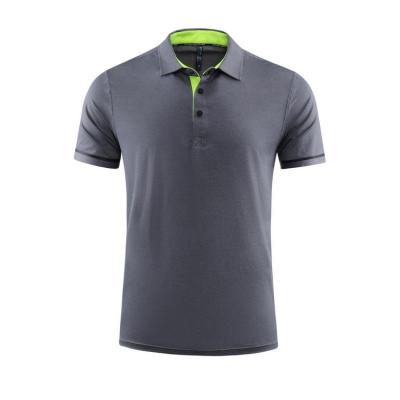 China Custom QUICK DRY Summer Polyester Polo Collar Eco-Friendly Unisex T-shirt Sports Golf Tennis Smart Casual T-shirt for sale