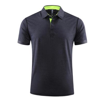 China Polo Tshirts With Logo Custom Logo Printed Men&'S Polo Shirt simple men's T-shirts wholesale QUICK DRY for sale