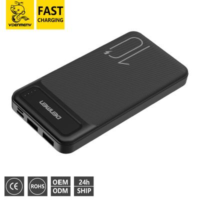 China Fast Charging Support Factory MI Power Bank Powerbank Usb Fast Charging 10000 Mah Portable External Battery Charger Power Banks for sale