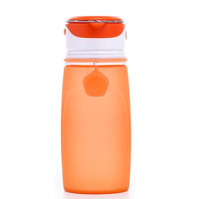 China Ins Style Gym BPA Viable Collapsible Collapsible Silicone Sports Free Water Bottle With Custom Logo for sale