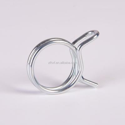 China Galvanized Washing Machine Double Rings Hose Clamp for sale