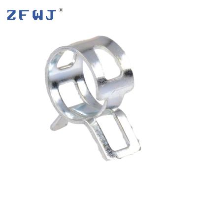 China Mainly used in oil pipeline high quality safe durable small constant voltage flange galvanized pipe clamp for sale